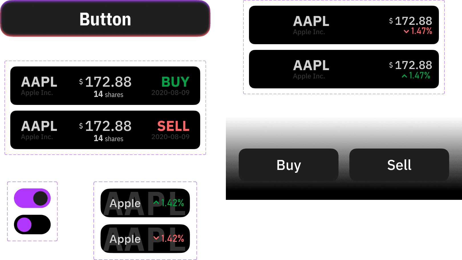 ZenStock UI Elements