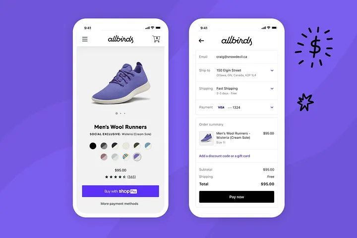 Shop app placeholder